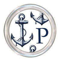 Vintage Anchor White Coaster