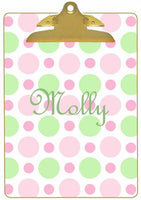 Personalized Bubble Gum Clipboard