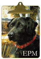 Personalized Black Lab Clipboard