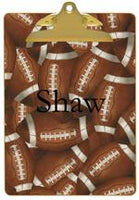 Antique Footballs Clipboard