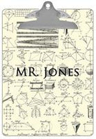 Geometry Math Teacher Clipboard
