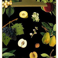 Personalized Fruit on Black Clipboard