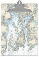 Newport Nautical Chart Clipboard