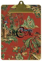 Red Chinois Clipboard