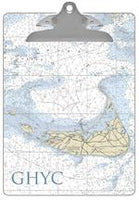 Nantucket Nautical Chart Clipboard