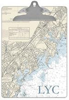 Larchmont Nautical Chart Clipboard