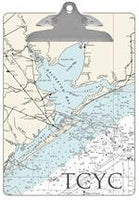 Rockport Texas Nautical Chart Clipboard