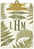Ferns on Creme Clipboard