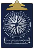 Mariner's Compass Blueprint Clipboard
