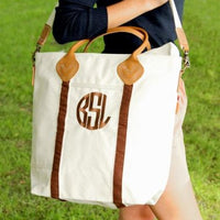 Personalized Brown Flight Bag