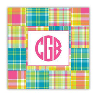 Madras Patch Blue Coaster