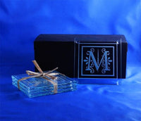 Monogrammed Square Coasters- Set of 4
