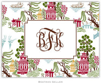 Chinoiserie Autumn Foldover Note