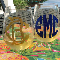 Acrylic Stemless Wine Glasses
