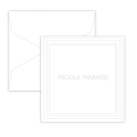 Durham Framed Portrait Embossed Gift Enclosure Card