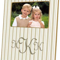 Taupe Stripe Picture Frame