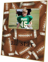 Antique Football Picture Frame