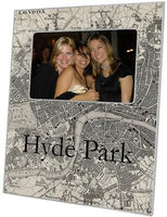 Antique London Map Picture Frame