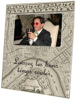 Antique New Orleans Map Picture Frame