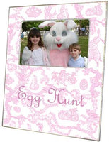 Easter Bunny Toile Picture Frame