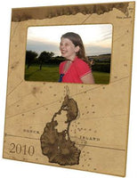 Block Island Antique Map Picture Frame