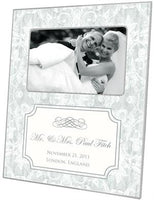 Silver Damask Antique with Inset Picture Frame