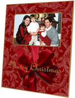 Red Scroll with Bow Picture Frame