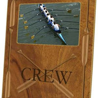 Crew Rowing Oars on Woodgrain Picture Frame