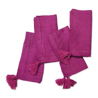 Monogrammed Linen Tassel Napkin