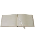 Goatskin Leather Guest Book
