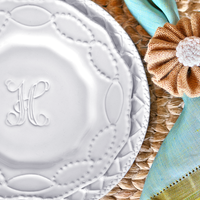 Sea Glass & Gold Napkin Set of 4