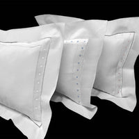 Monogrammed Swiss Dot Boudoir Pillow