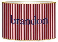 Red Stripe Letter Box