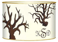 Brown Coral Letter Box