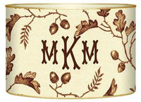 Brown Acorns Letter Box