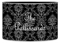 Black & Grey Damask Letter Box