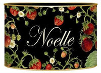 Strawberries on Black Letter Box