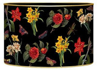 Black Floral Letter Box