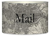 Antique London Map Letter Box