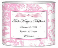 Baby Bin Pink Bow Letter Box