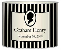 Baby Bin Boy Silhouette Letter Box