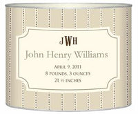 Birth Announcement Baby Bin