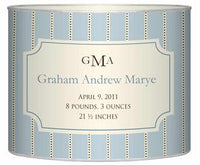 Birth Announcement Baby Bin