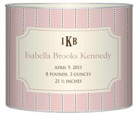 Birth Announcement Baby Bin