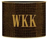 Brown Mock Crock Letter Box