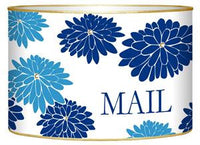 Blue & Navy Mod Mum Letter Box