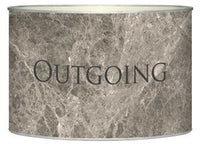 Smoky Marble Letter Box