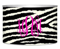 Black & White Zebra Letter Box