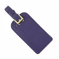 Goatskin Leather Luggage Tag