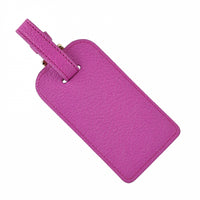 Goatskin Leather Luggage Tag